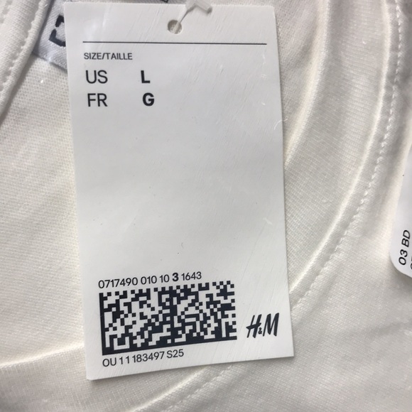 White Jersey tshirt H&M - Picture 2 of 2
